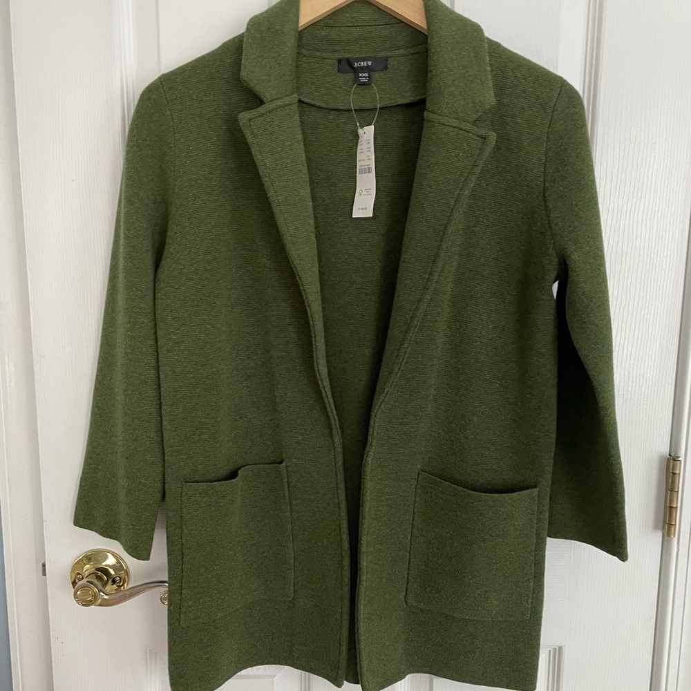 J.Crew Sophie Blazer in Dark Green XXS